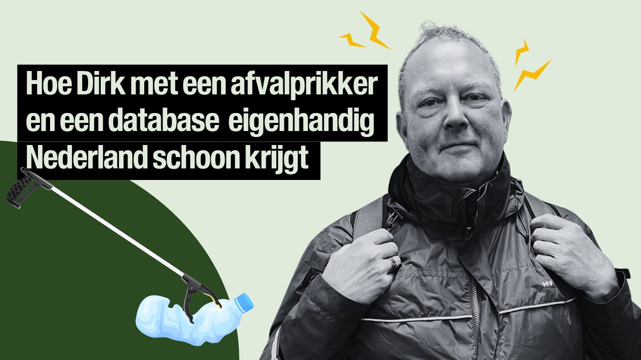 Deze DATA-ANALIST maakt eigenhandig een EINDE AAN ZWERFAFVAL
