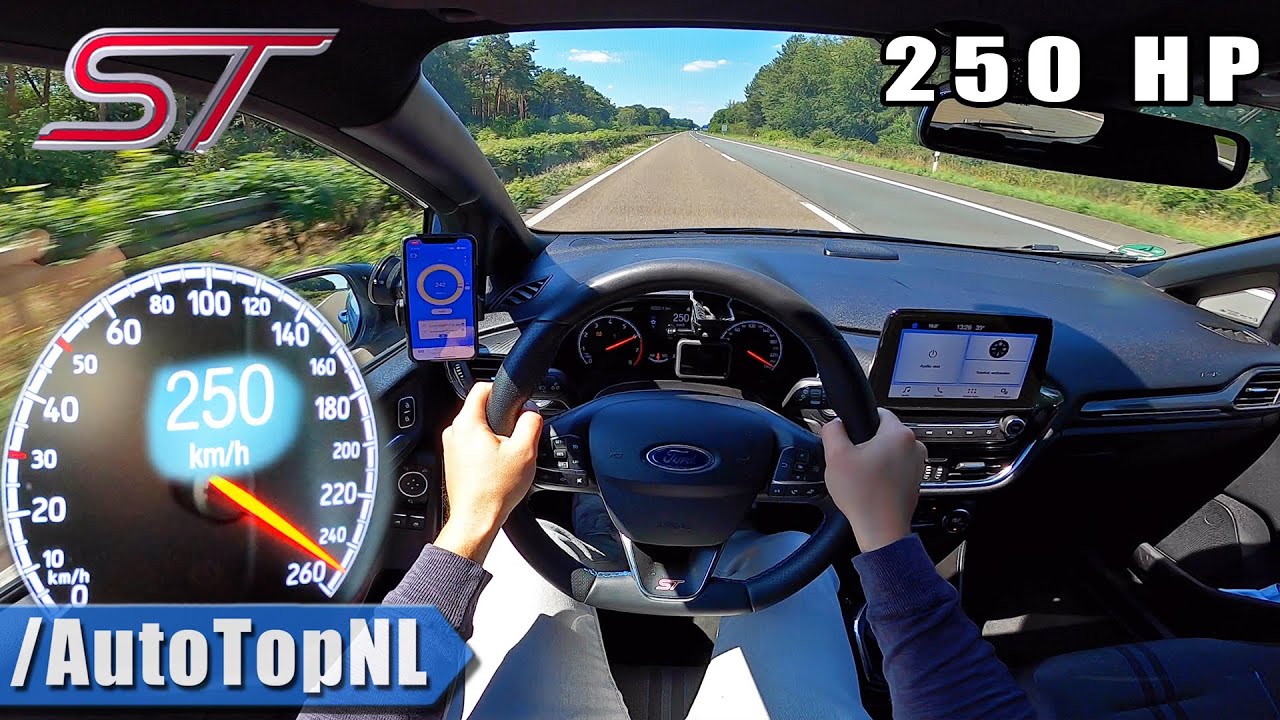 250HP FORD FIESTA ST MK8 on AUTOBAHN [NO SPEED LIMIT] by AutoTopNL