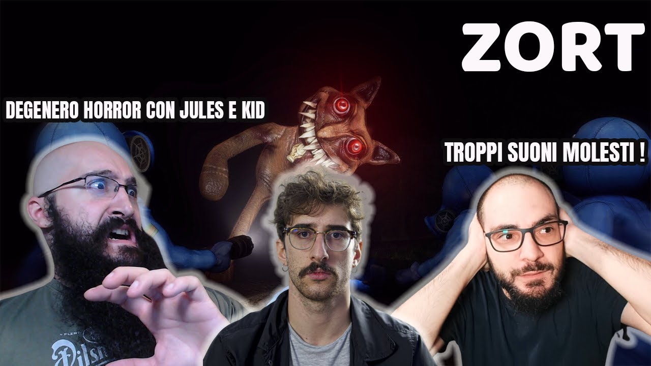 Degenero HORROR in COOP con JULES e KID - HORROR NIGHT Zort Parte 1