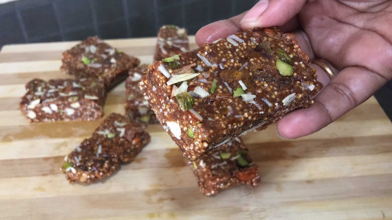 Millet Energy Bar | Gluten Free, No Bake & Guilt free