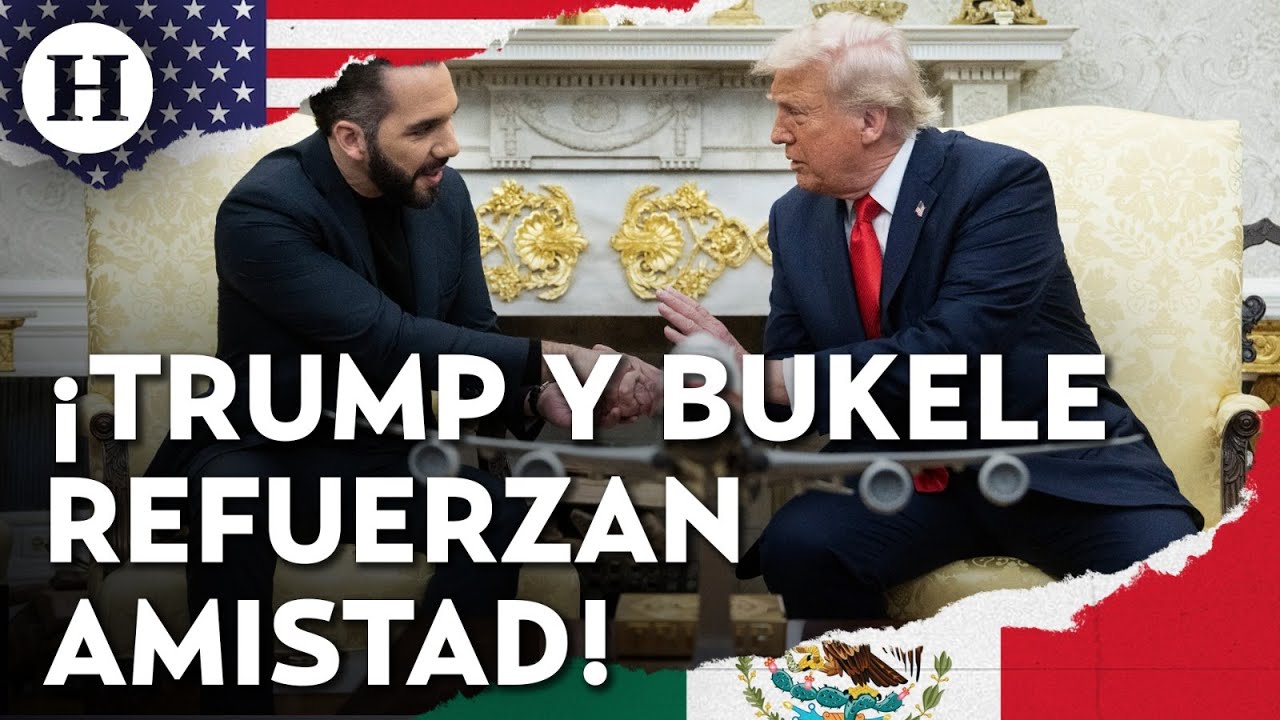 &iquest;Los mejores amigos? Nayib Bukele y Trump blindan su alianza contra pandillas