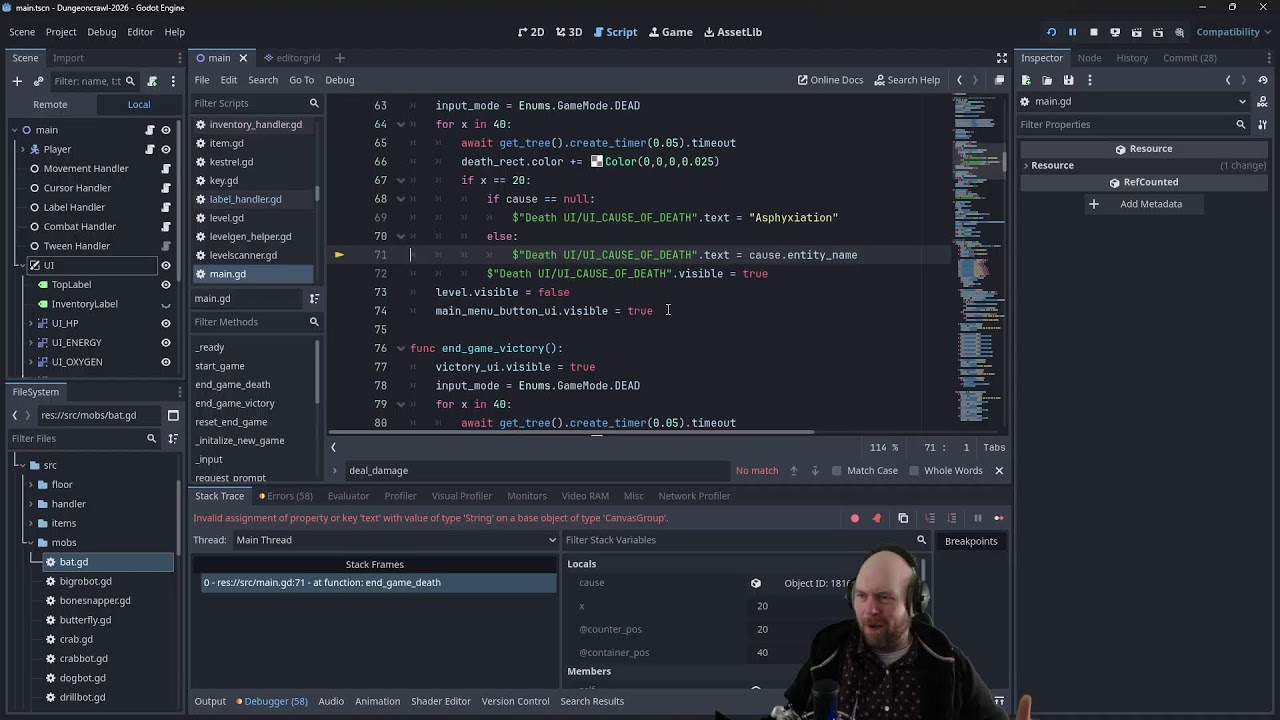 Making a Roguelike Game for Game-like Jam 7 in Godot (Day 21)