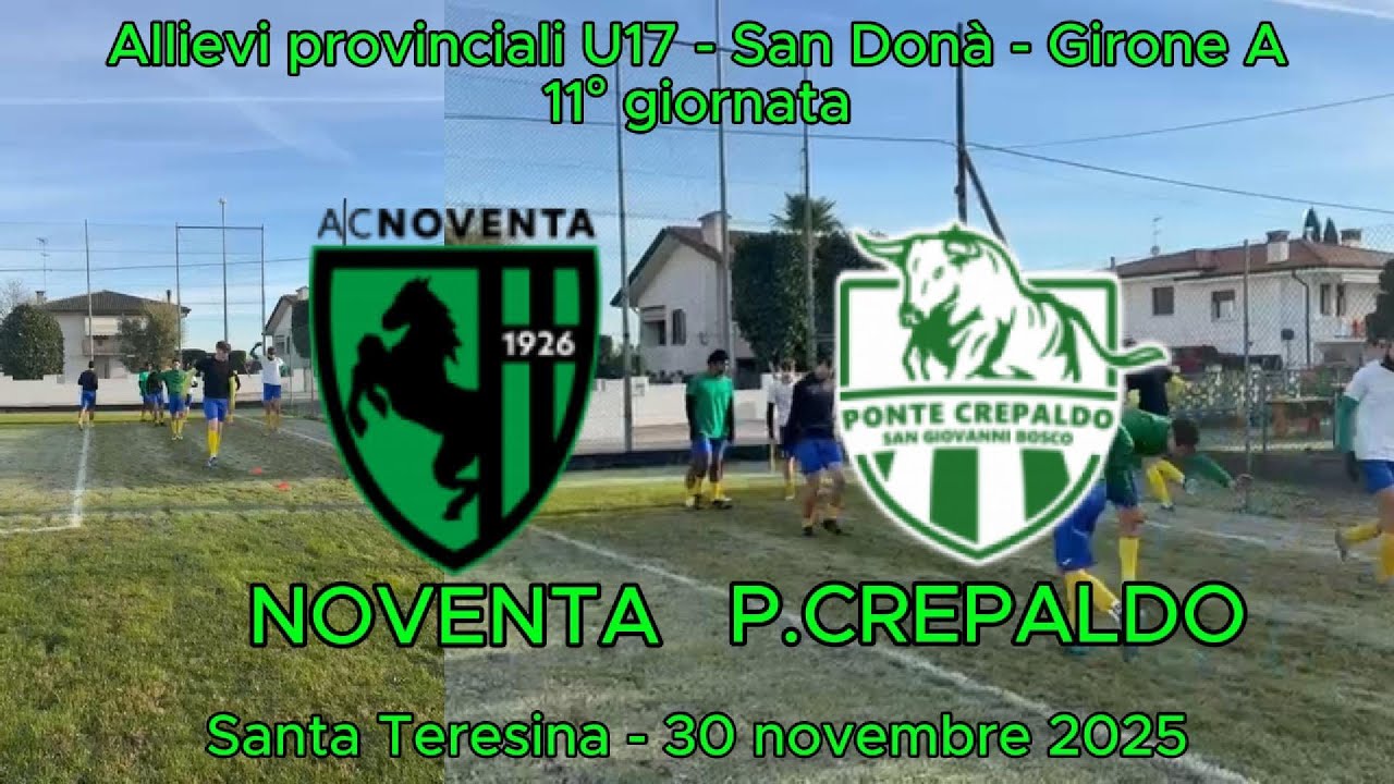 NOVENTA PONTE CREPALDO 30 novembre 2025