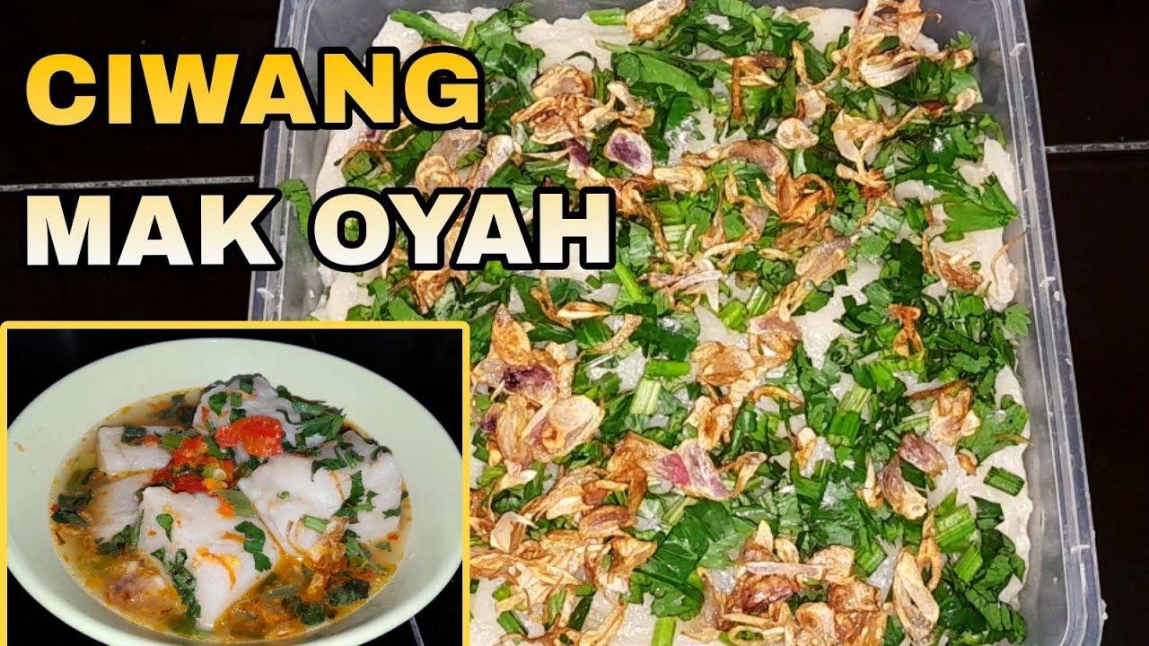 Resep Ciwang (Aci bawang) MAK OYAH Kuah Seblak Pedas VIRAL‼️