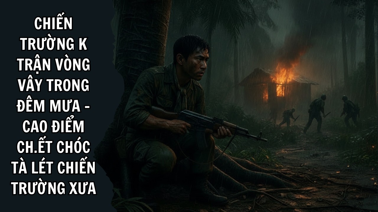 Trận VÒNG VÂY Trong Đêm Mưa CAO ĐIỂM Ch.ết Chóc Tà Lét  #chiếntrườngk