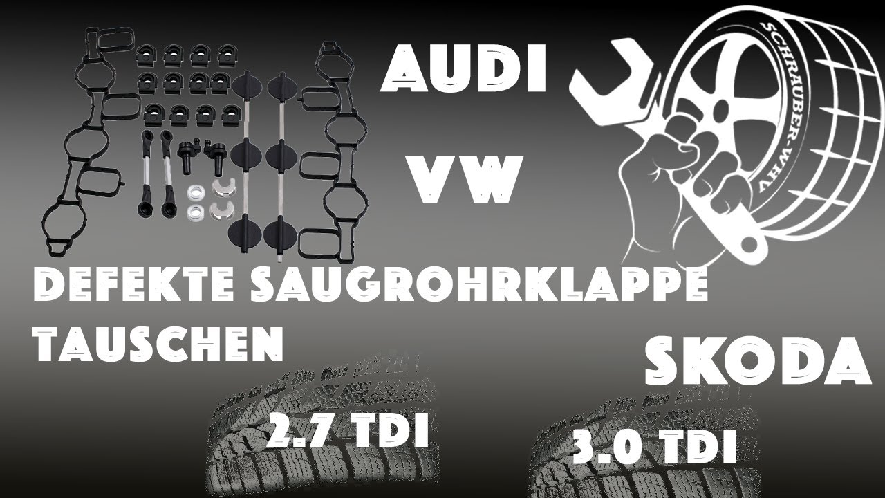 Audi 3.0 TDI руководство по ремонту впускного коллектора - замена свечей накаливания