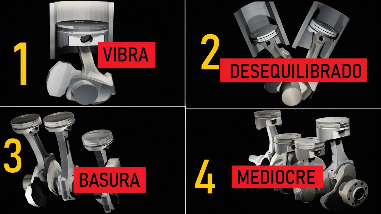 buscando el peor motor... 1 2 3 o 4 cilindros?