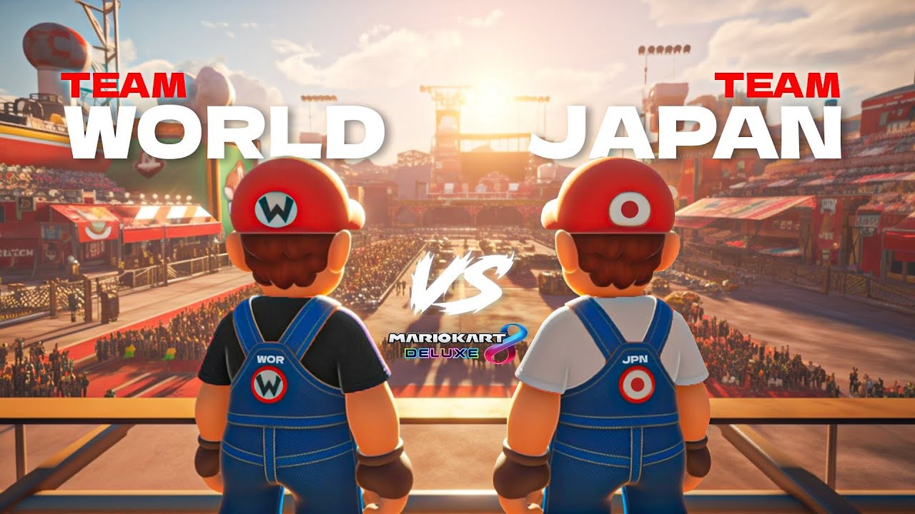 2023年 日本代表(JPN B) vs 世界代表(WOR A)【マリオカート8DX】