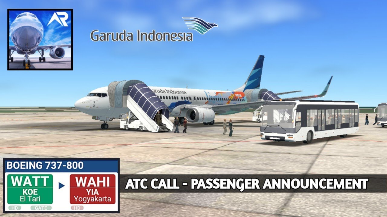 RFS - Real Flight Simulator Pro ~ Garuda Indonesia B737 - 800 Kupang to Yogyakarta [HD]