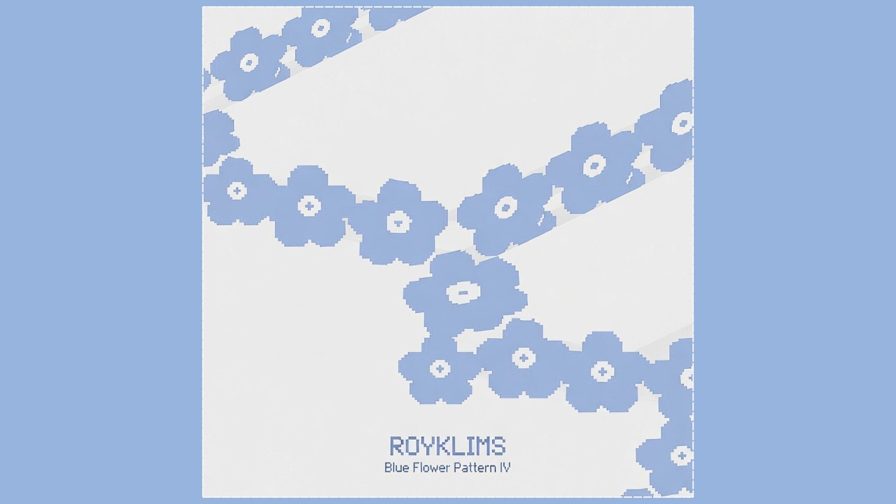 Royklims :: Blue Flower Pattern IV