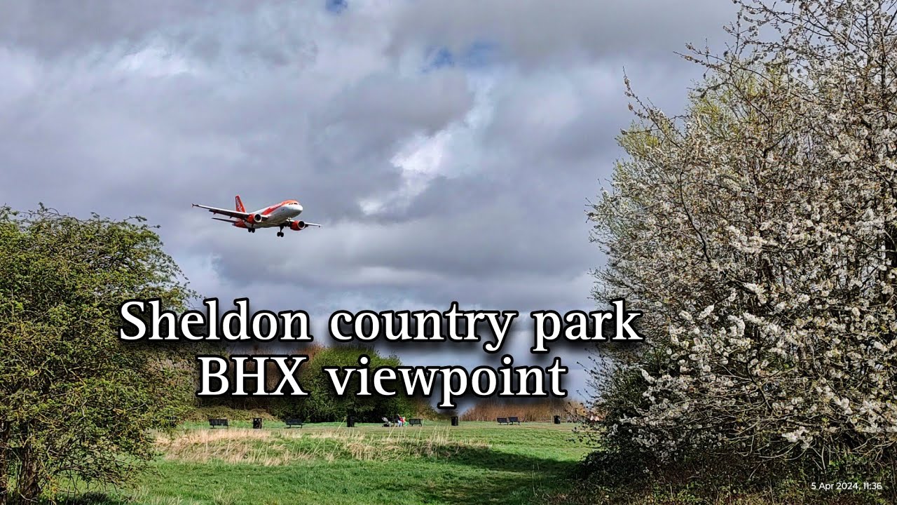 Sheldon country park and Birmingham airport viewpoint - exploring Birmingham