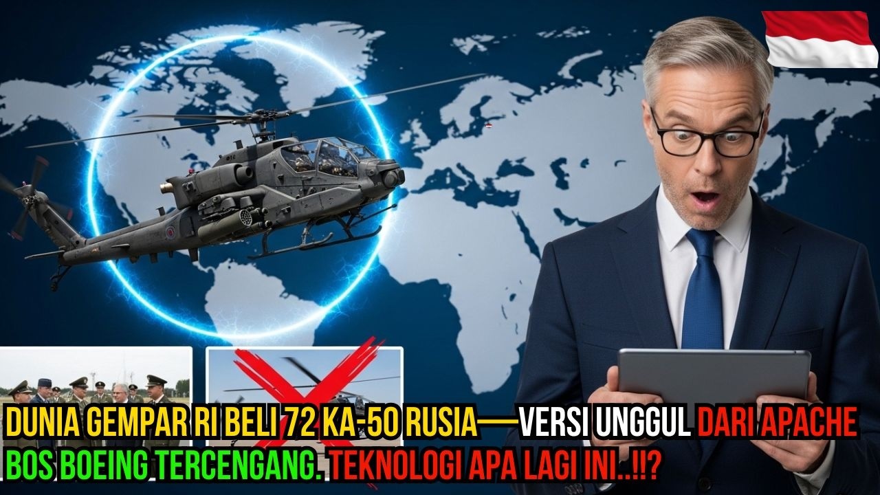 Dunia Gempar RI beli 72 Ka-50 Rusia—Versi unggul dari Apache Bos Boeing tercengang. Teknologi ap ini