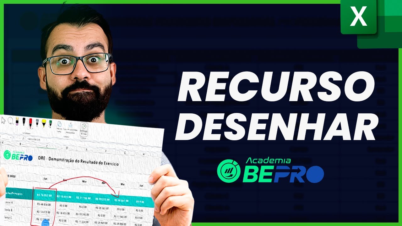 Recurso Incrível para Apresentações no Excel: Função Desenhar | Planilha Grátis