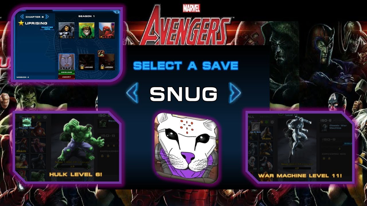 Iniciamos con la Misión 4 Cap 6 #marvel #avengers #alliance #redux #levelup #hulk #warmachine