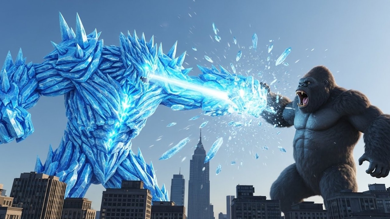 ❄️ Ice Titan vs King Kong: The Frozen Apocalypse Begins