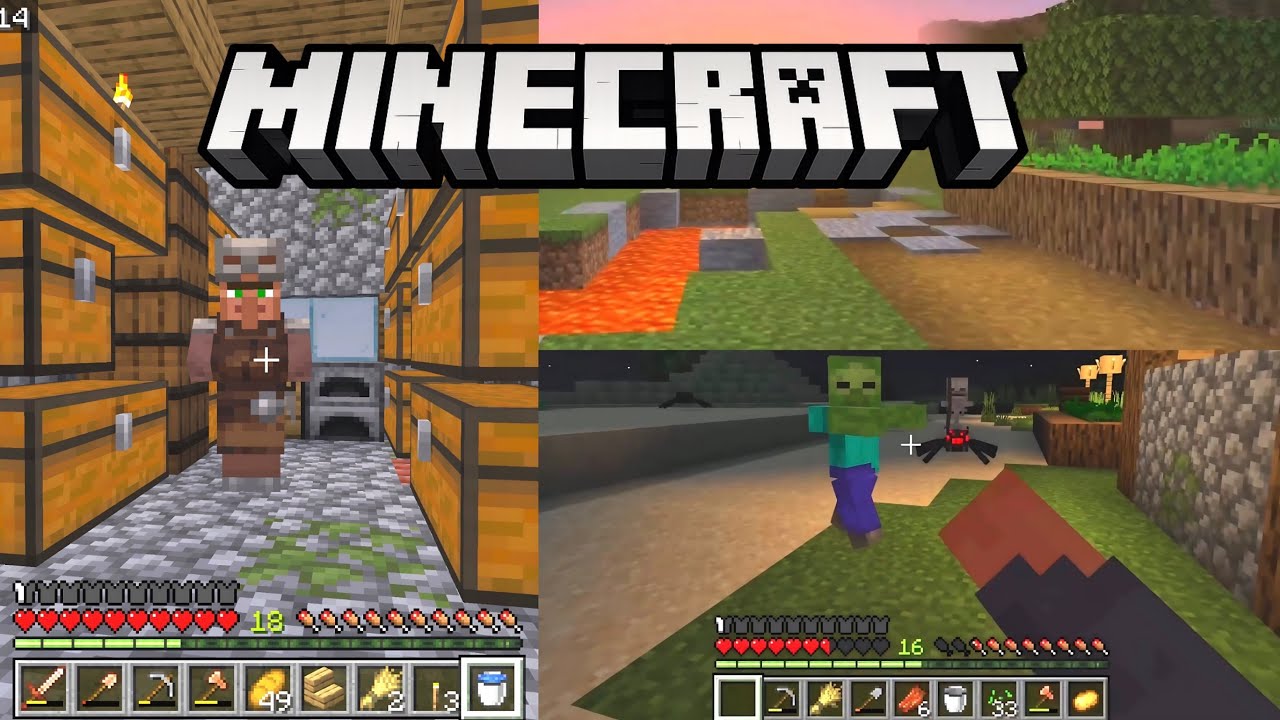 Cleaning up the village and the mobs 👌