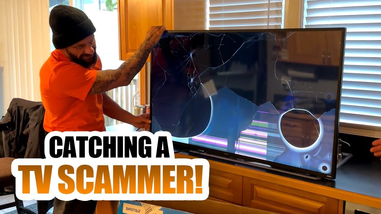 CATCHING A TV SCAMMER!
