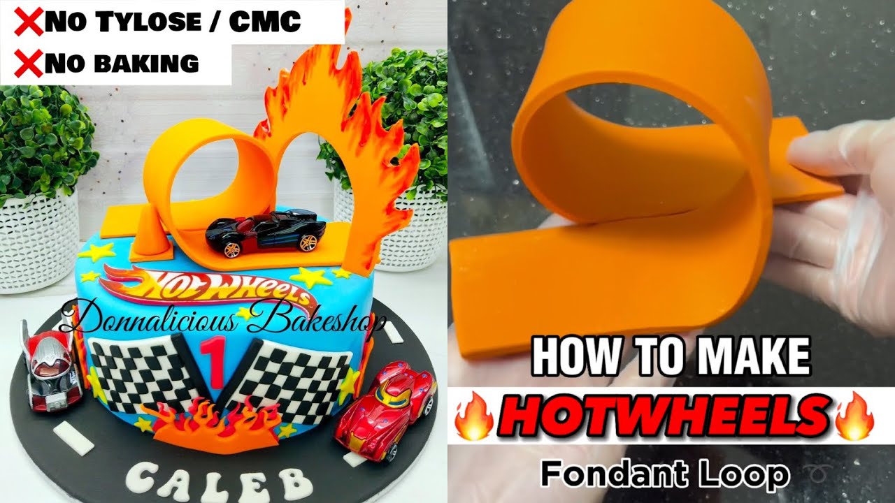HOW TO MAKE HOTWHEELS &ldquo;FONDANT LOOP&rdquo; (NO TYLOSE, NO CMC, NO BAKING)