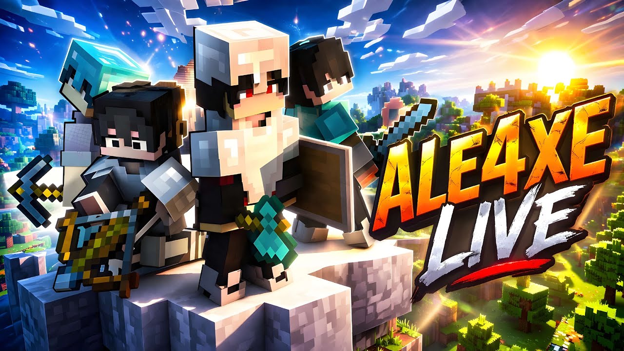 🔴 Прямая трансляция выживания в Minecraft SMP с подписчиками | Мощная база + PvP 😈