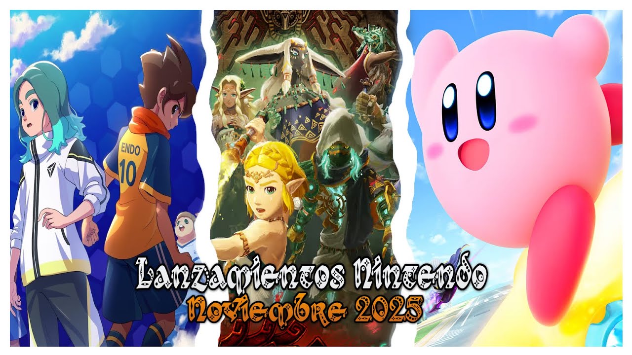 LANZAMIENTOS DE NOVIEMBRE 2025 EN NINTENDO