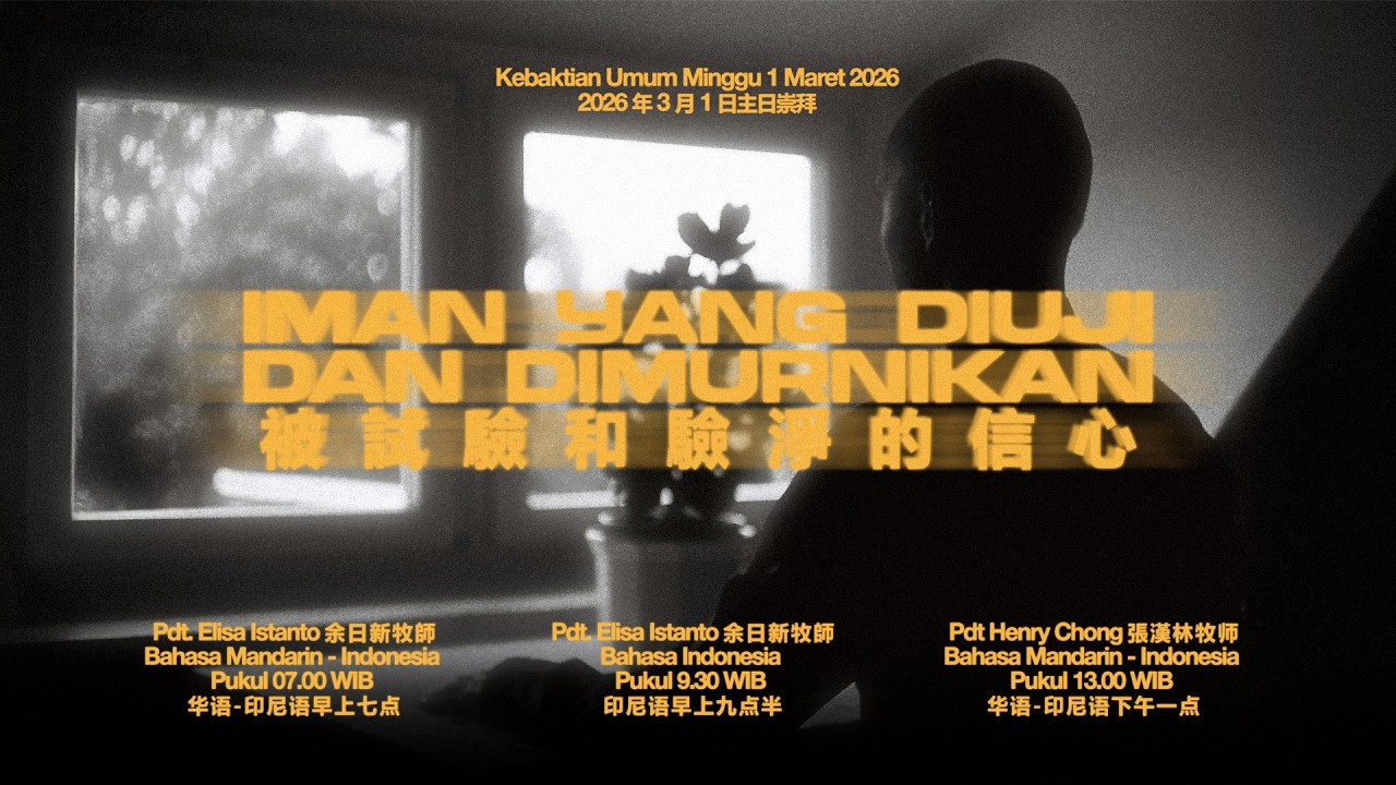 Kebaktian Umum 2 | GKJ Kartini Pk. 09:30 | 1 Maret 2026 | Bahasa Indonesia