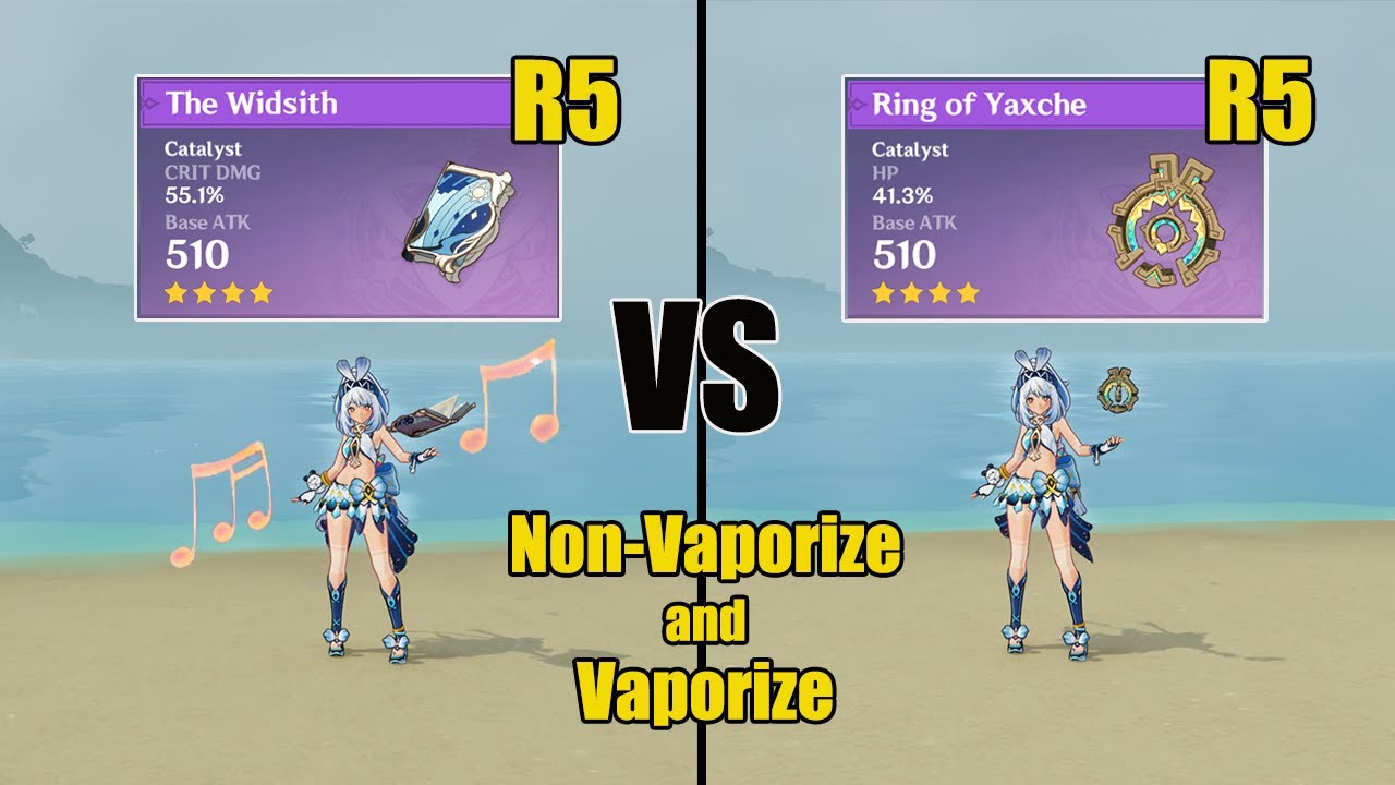 Mualani The Widsith R5 vs Ring of Yaxche R5 - Which is BETTER? // Genshin impact