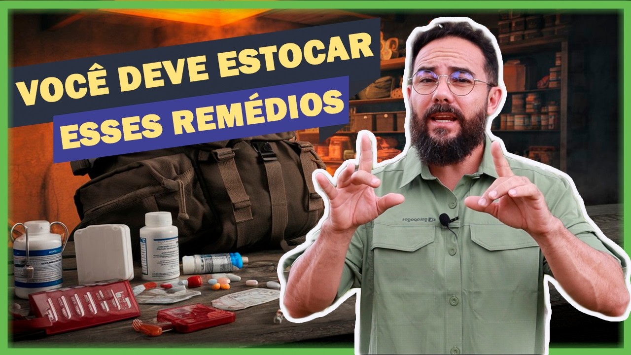 Quais medicamentos devo estocar para uma emergência?
