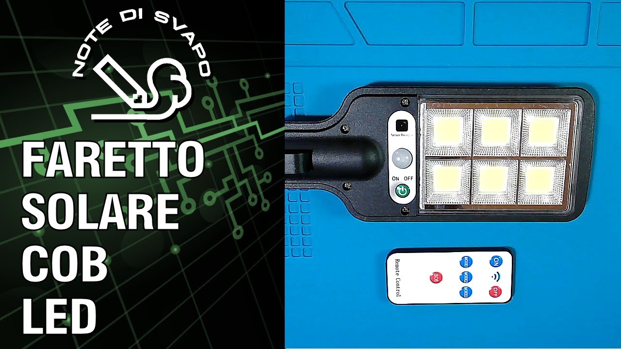 Faretto led solare da esteni acquistato su Temu