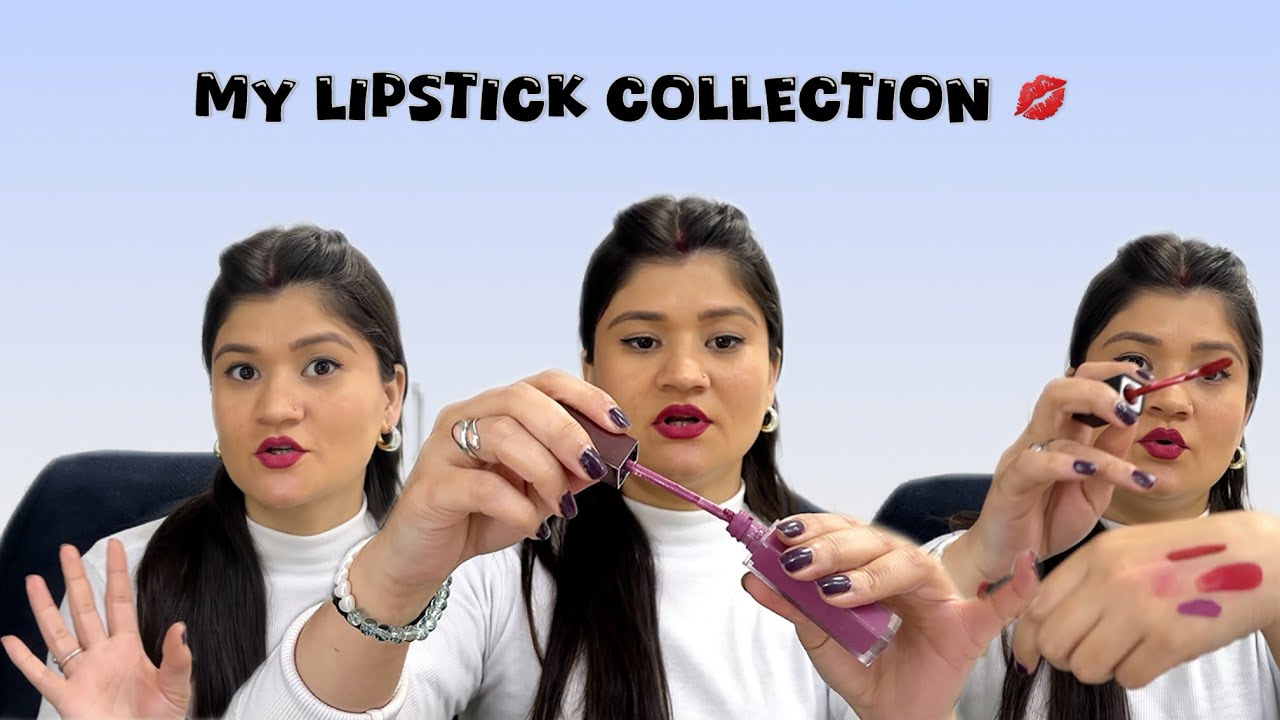 Complete Lipstick Collection 💋😍 | Mars | Swiss Beauty | Blur Lipstick | Local Market Finds 💋 Vlog