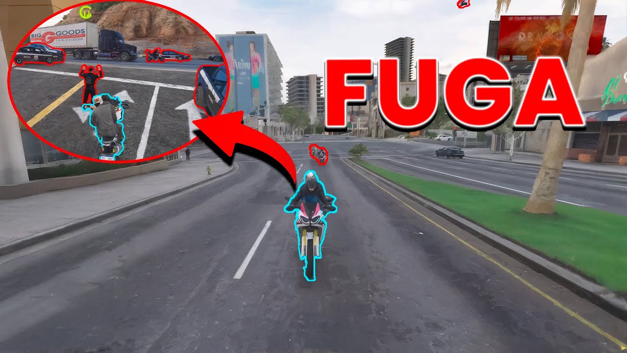 DEI FUGA em TODA A POLICIA!!!! GTA RP