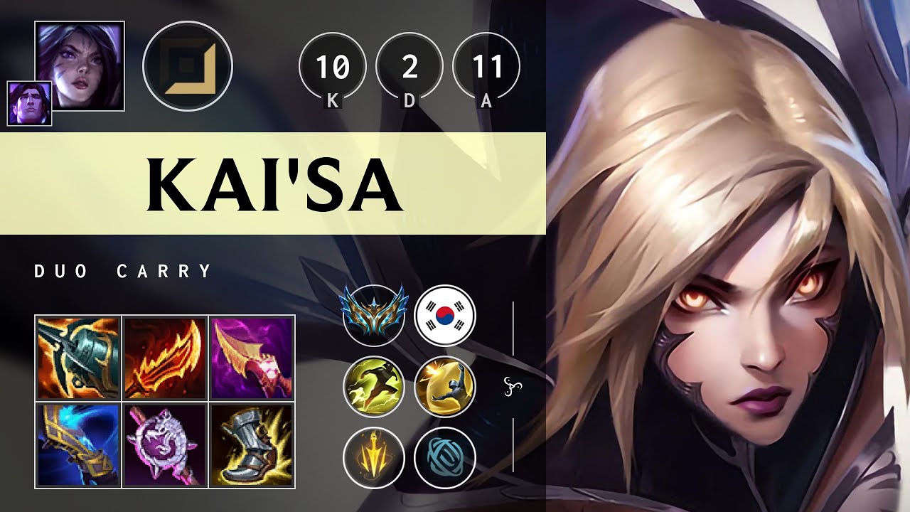Kai'Sa ADC vs Lucian - KR Challenger Patch 25.19