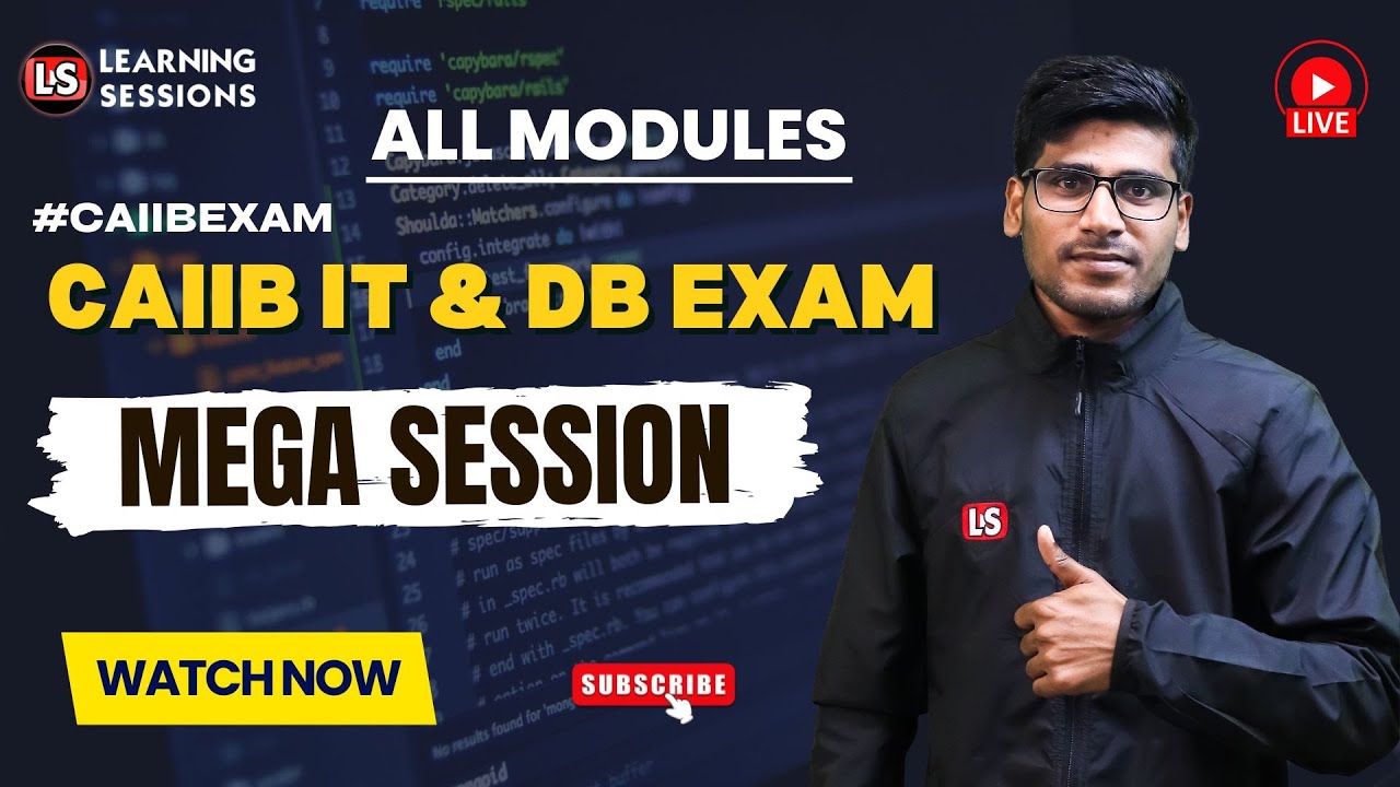 CAIIB Exam Preparation For 60+ | IT and Digital Banking Mega Session