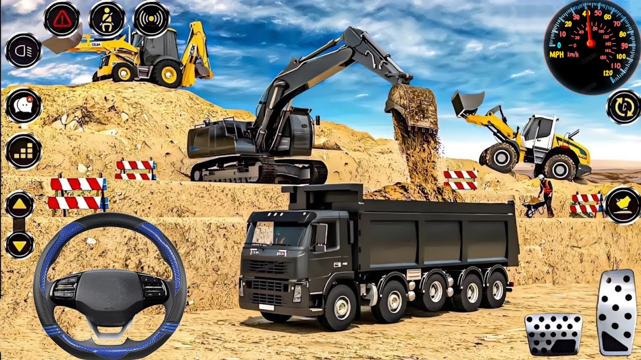 City Road Construction Simulator 🚧 - Android Gameplay