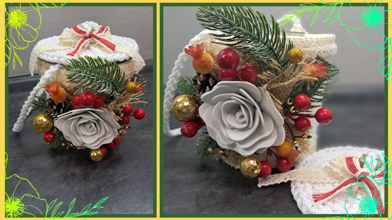 Кошик на Водохреща із пластикового відерця / DIY