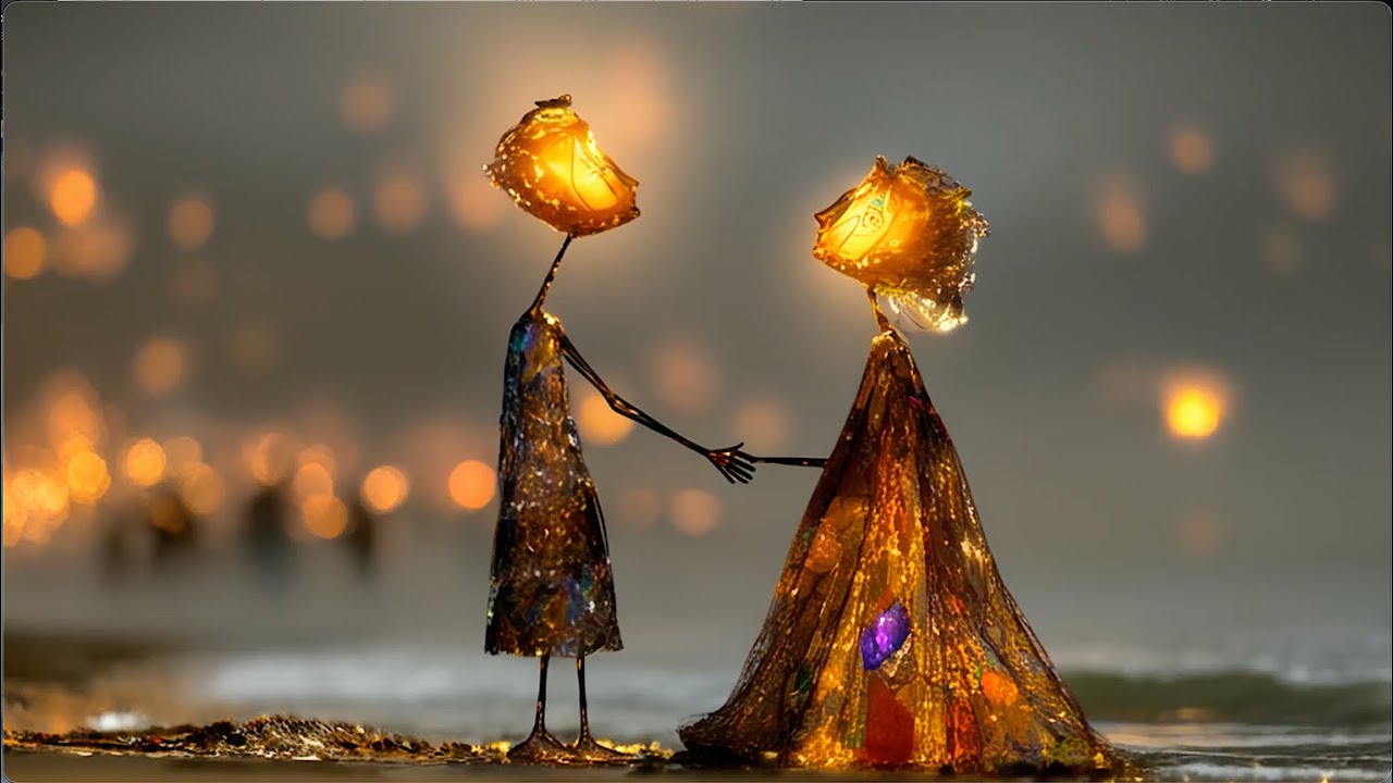 Where Light Touches Earth | AI Animated Video Art | Mamta B. Herland