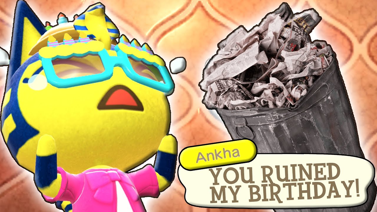 EVERY ACNH PERSONALITY Reacts To Their Ruined Birthday Party 😢