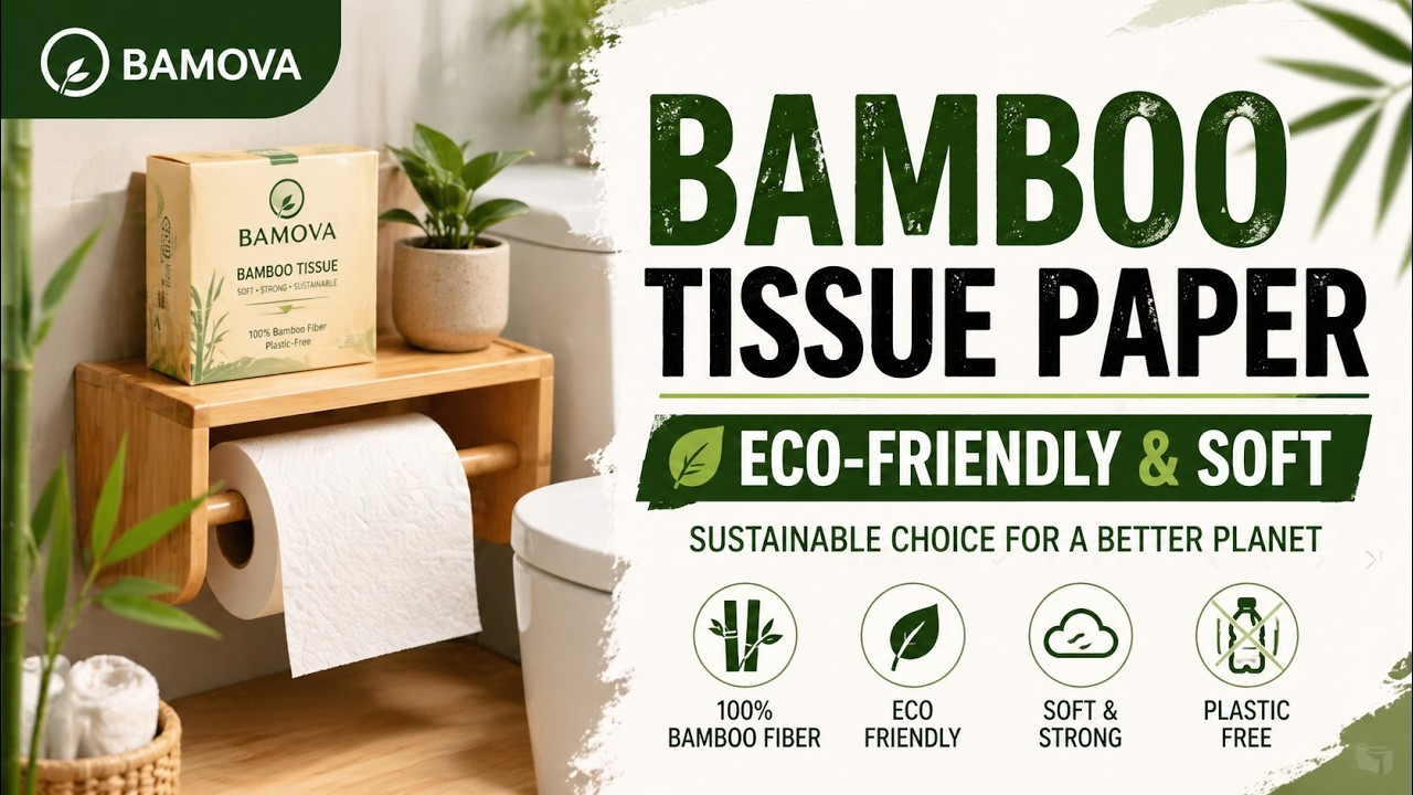 Bamboo Tissue Paper | Eco-Friendly & Sustainable Toilet Paper | BAMOVA