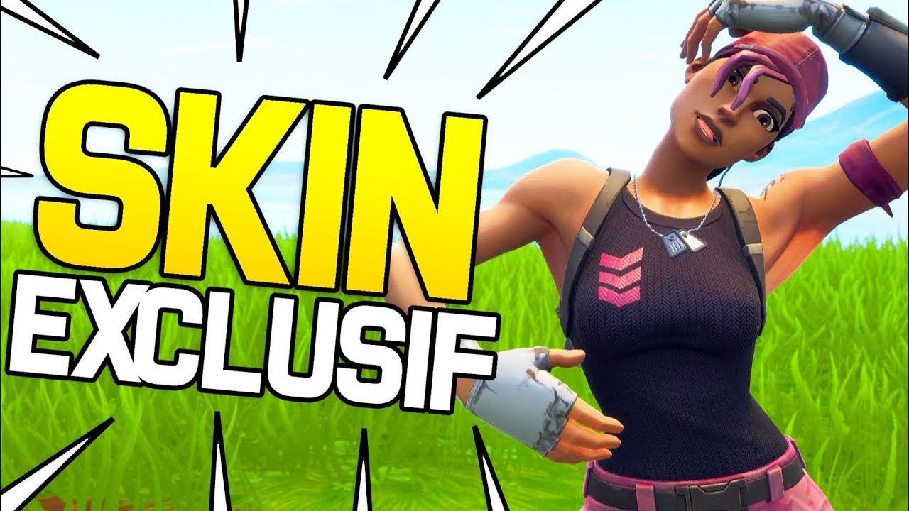 NOUVEAU SKIN EXCLUSIF *CHEF DE L'ÉQUIPE ROSE* SUR FORTNITE BATTLE ROYALE !