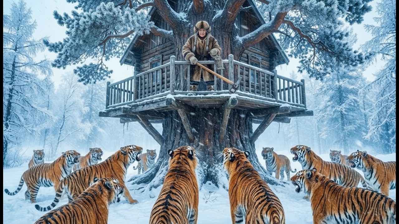 80-Year-Old Woman Survives Tiger Attack in Frozen Gobi Desert Blizzard