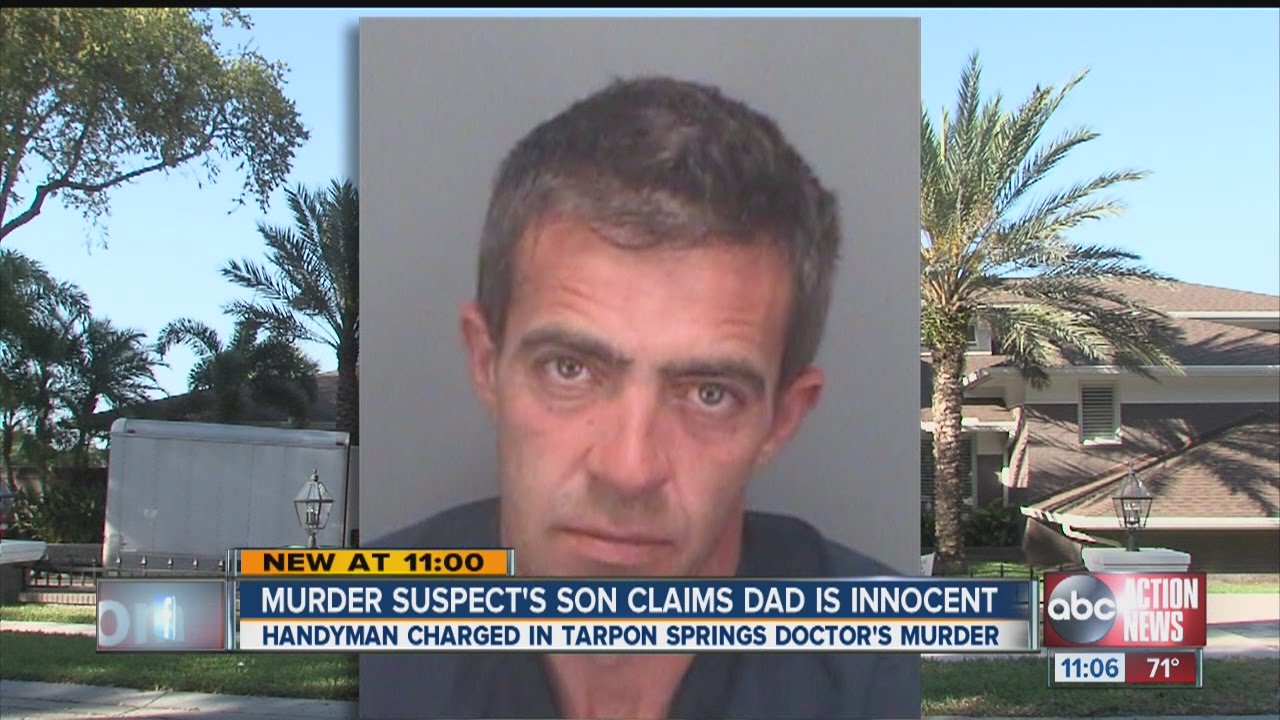 Murder suspect's son claims dad is innocent