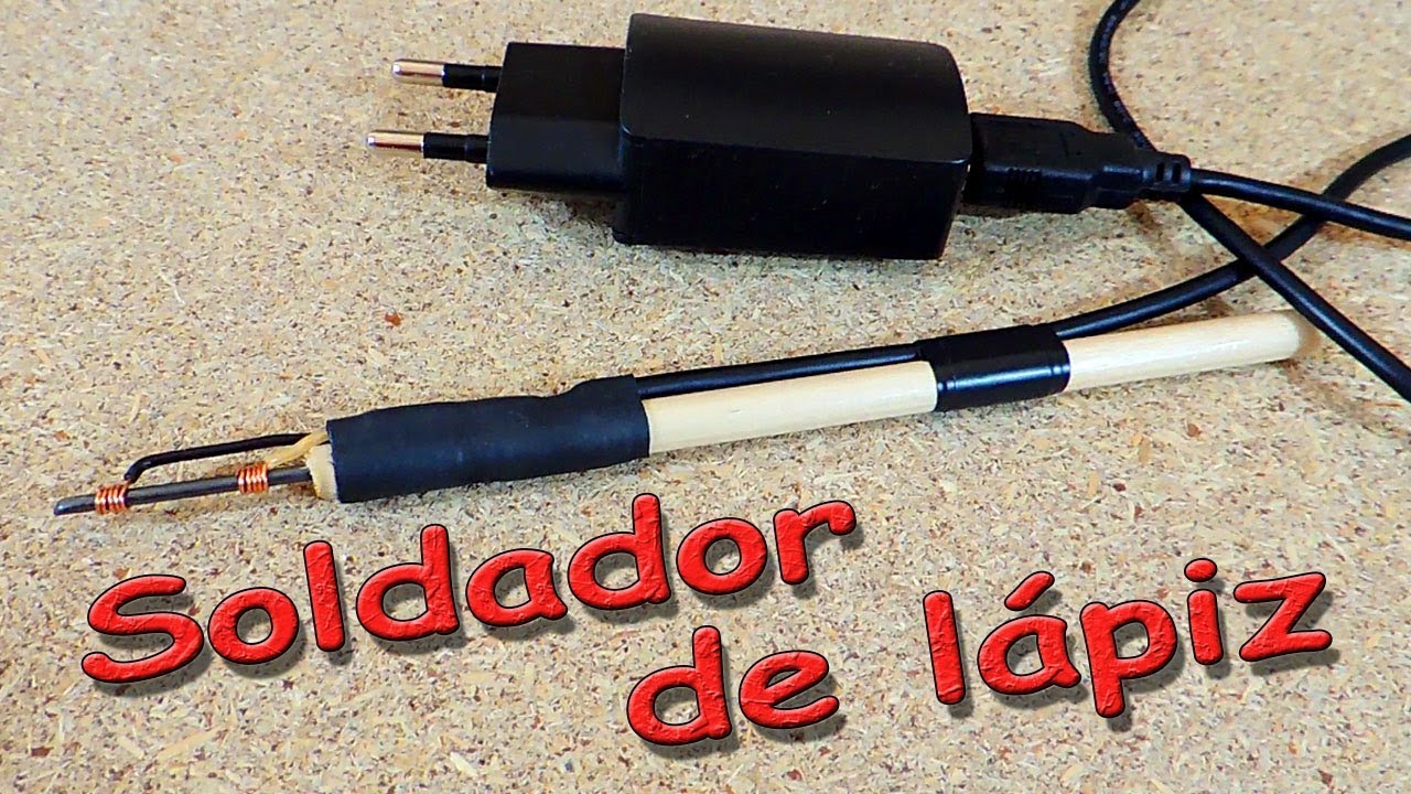 ✅ C&oacute;mo hacer un soldador de l&aacute;piz  &iexcl;Buena idea 2022!!! ✅