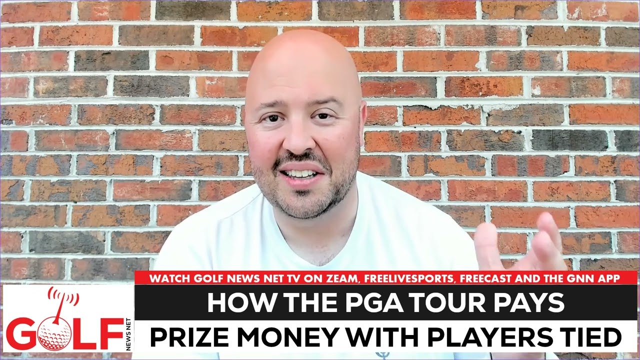 How the PGA Tour pays prize money when golfers are tied