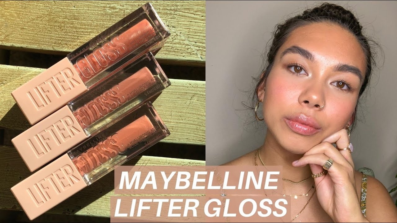 NEW MAYBELLINE LIFTER GLOSS | Review & Lip Swatches - Fenty Gloss Bomb Comparison too!