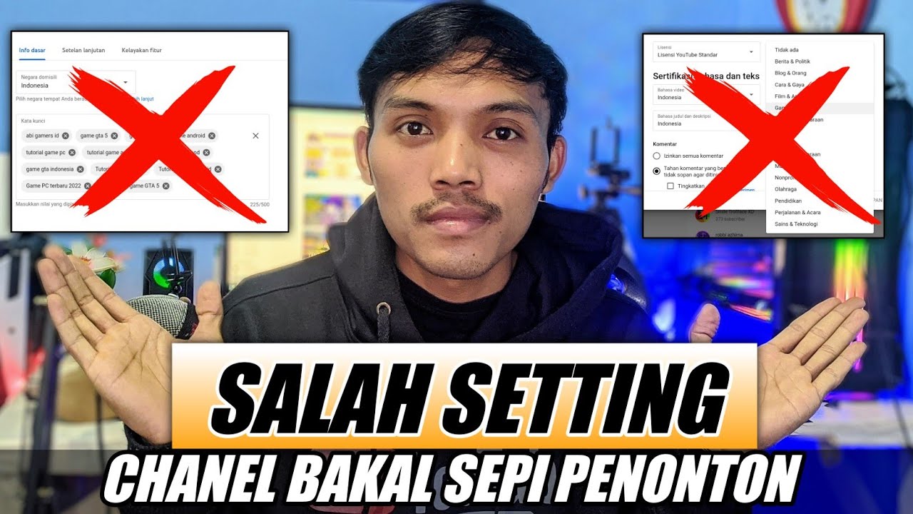 CARA BENAR SETTING KATA KUNCI DAN KATEGORI CHANNEL YOUTUBE
