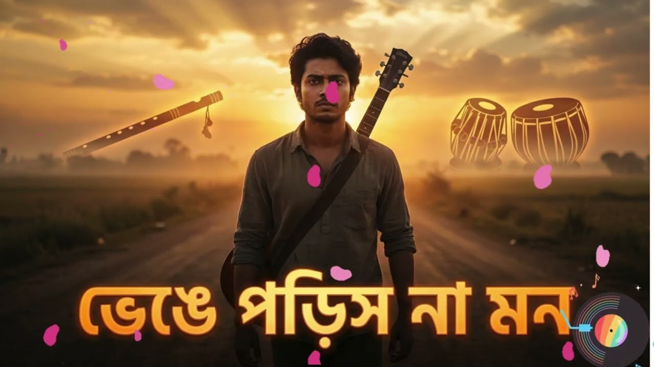 ভেঙে পড়িস না মন – Bangla Folk Motivational Song | Acoustic Inspiration Music