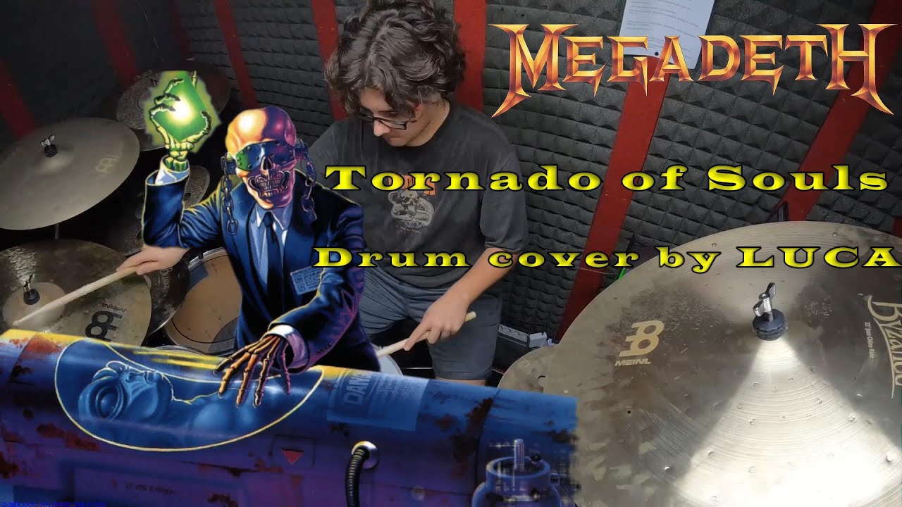 MEGADETH - Tornado of souls - Drum cover by LUCA