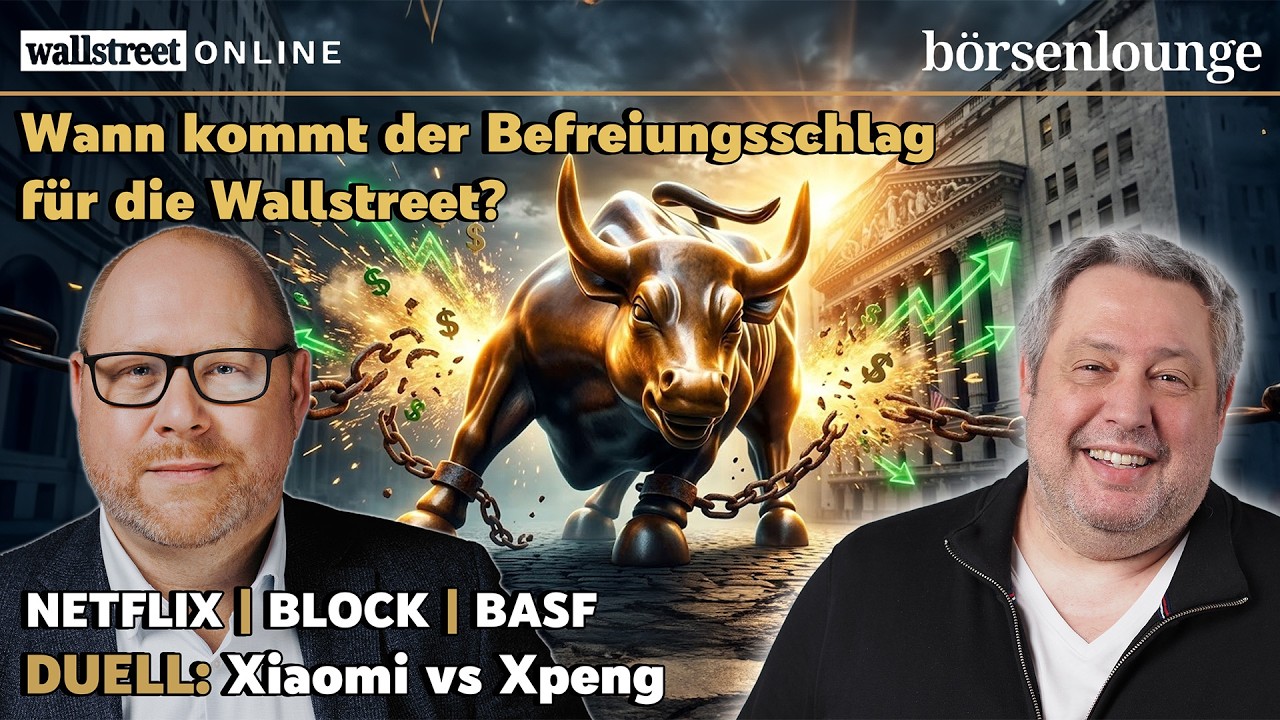 Wall Street unter Druck | Netflix: Ausstieg, Block: Kursexplosion & BASF: Maue Zahlen