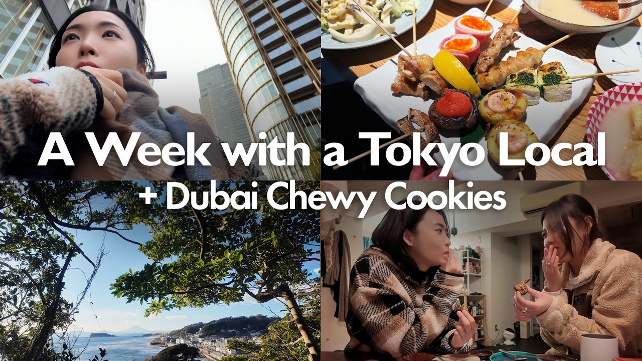 Tokyo travel diaries: visiting my dear friend 🩵 | bringing dubai chewy cookies