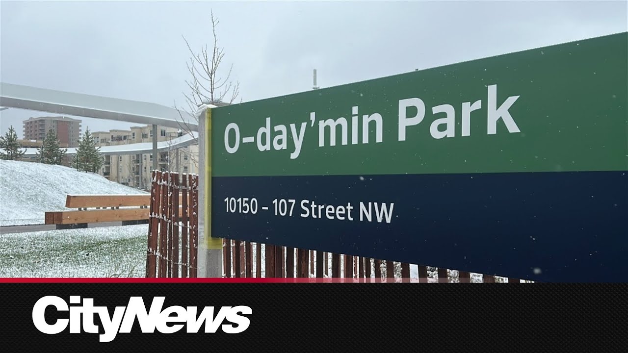 Edmonton’s O-day’min Park is now open downtown