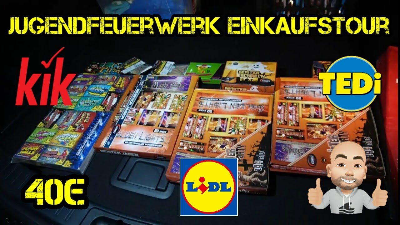 Silvester-Vorfreude: Unsere Jugendfeuerwerk (F1)-Einkaufstour 2024